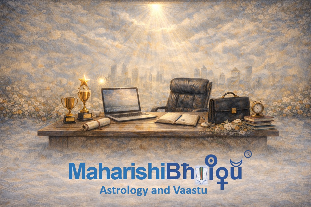 Maharishi Bhrigu Astrology and Vaastu – Vishnu and Lakshmi artwork